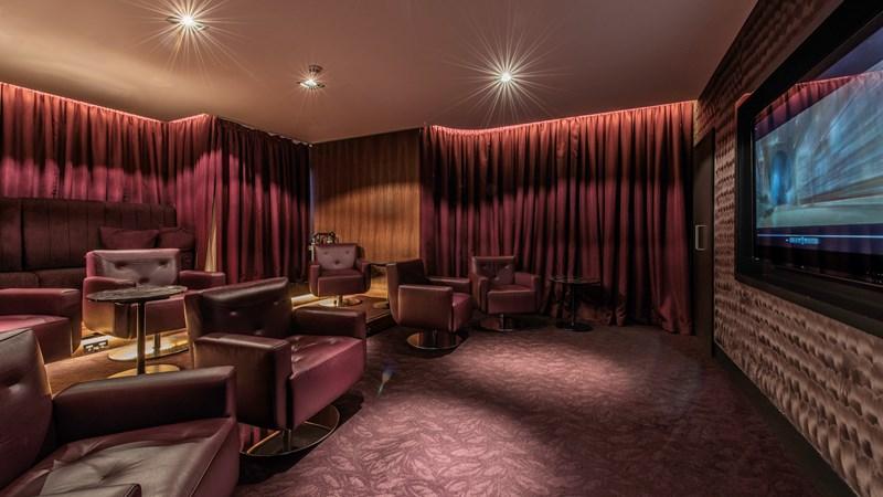 Cinema room, No1 Lounge, Terminal 3 heathrow