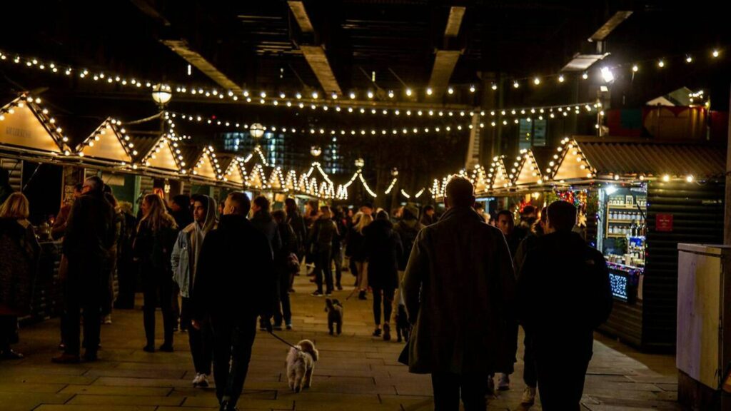 London Southbank at Christmas